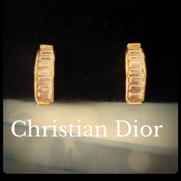 Dior Jewelry - Christian Dior Gold Tone Clip on Earrings